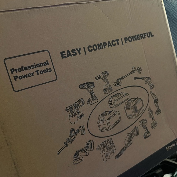 Teyang Yellow and Black Cordless Drill Set - Picture 2 of 2